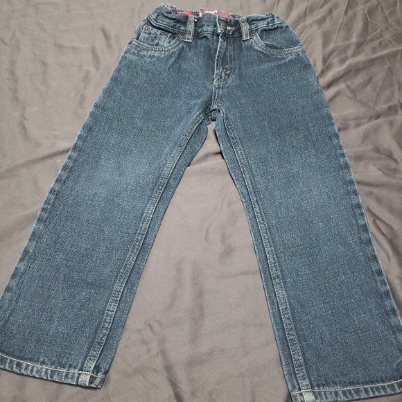 Levi's Jeans 514 Denim Slim Straight Fit Tough Durable 3X Kids Size New NWOT - Picture 1 of 9